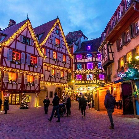 Houssen/Colmar: « Chez Lin'Doux », Le Nid Alsacien Apartment Exterior foto